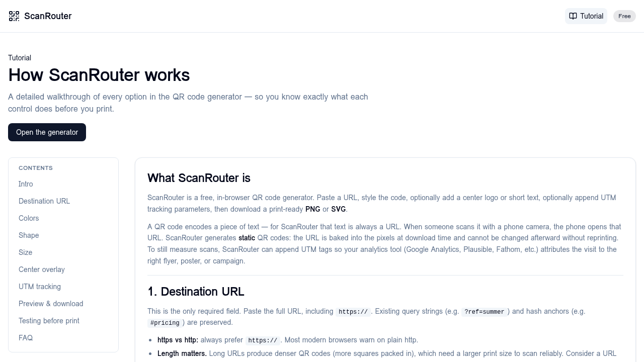 Scan Router — export options for PNG, SVG, and print-ready formats